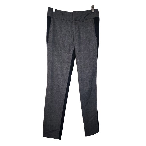 EUC Rag & Bone Grey Wool Blend Mixed material texture  Zipper Pocket Pants sz 2 - Picture 1 of 9